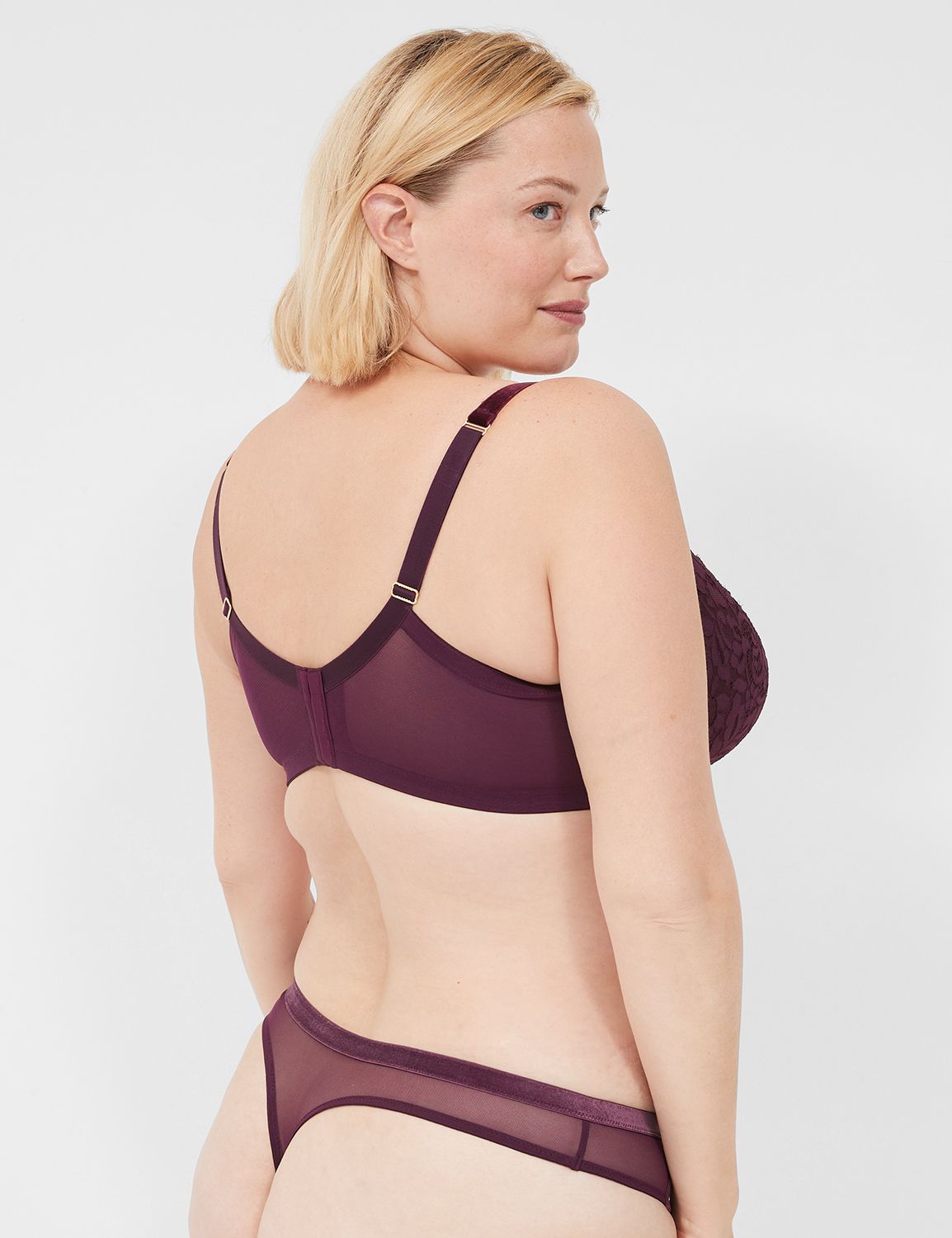 Velvet Trim Thong 1137862 Product Image 2