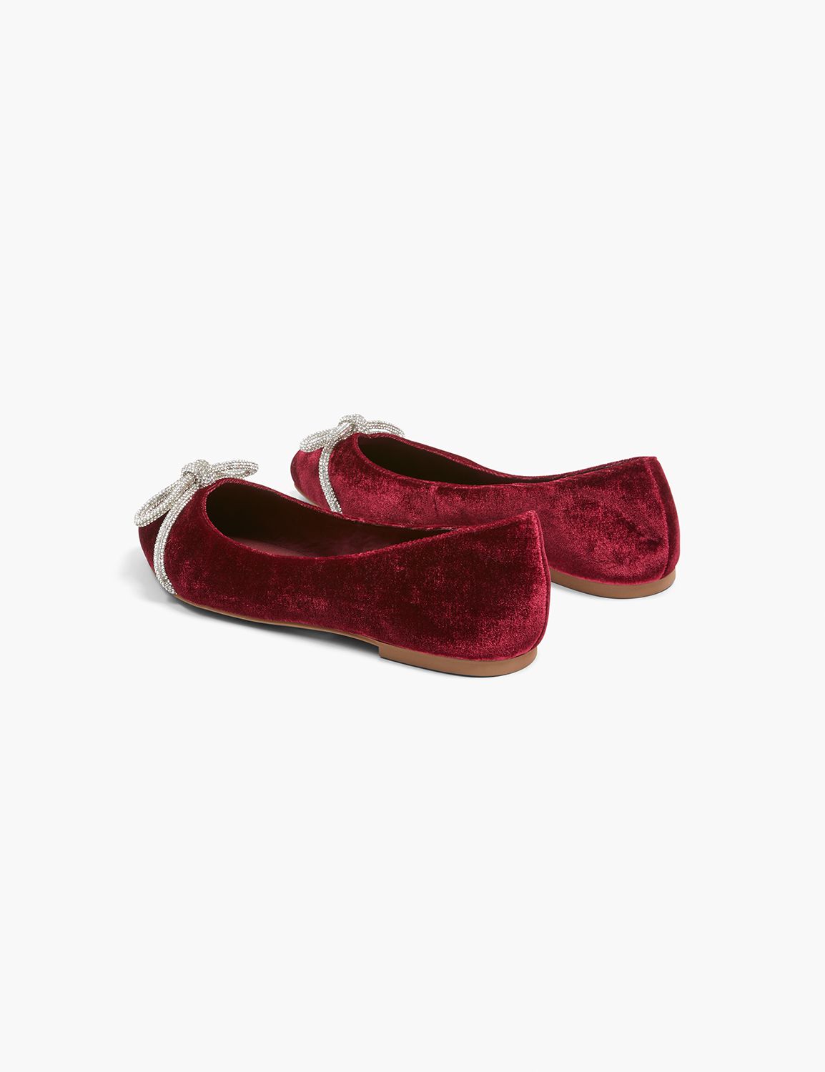 BOW SPARKLE VELVET BALLET FLAT Product Image 2