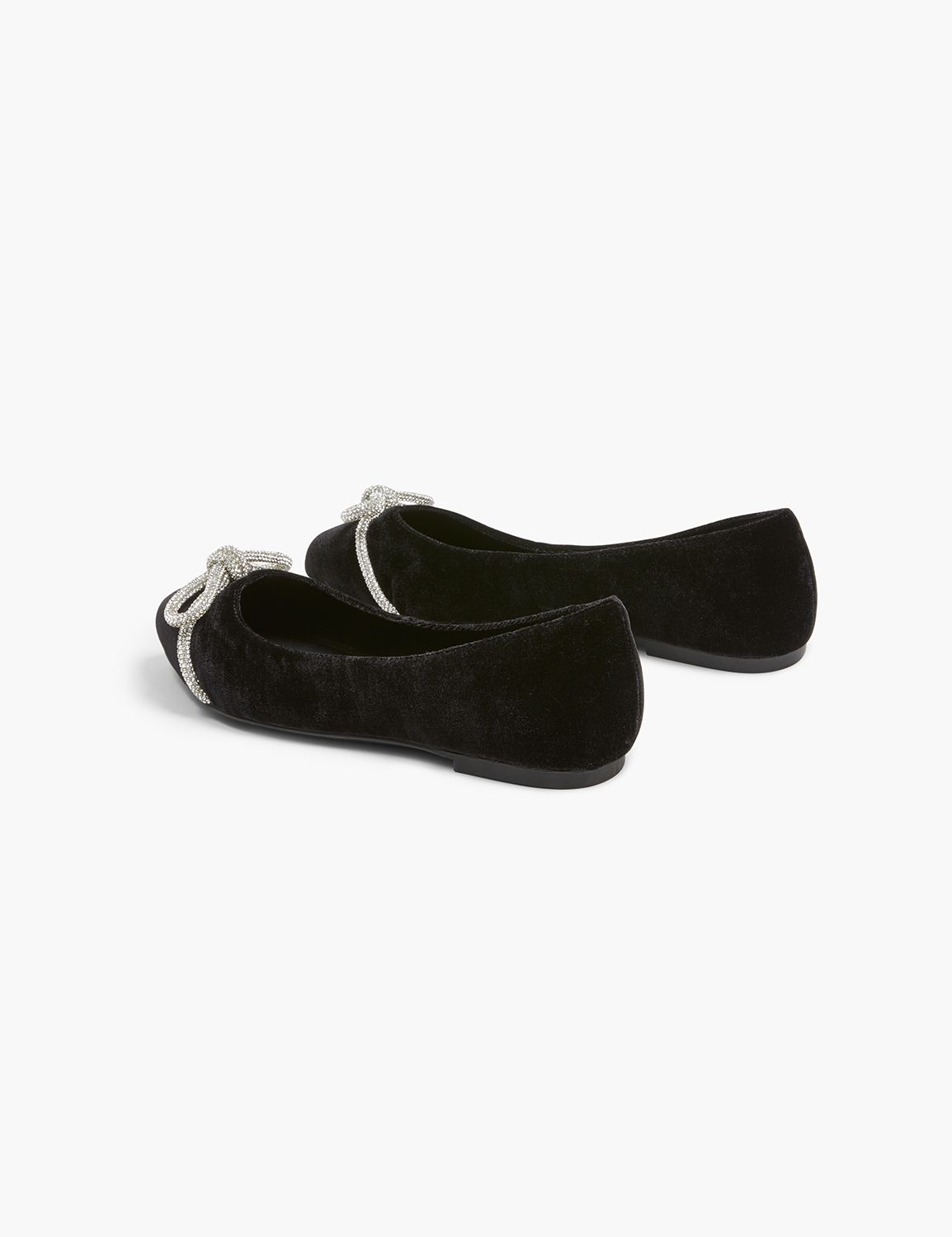 BOW SPARKLE VELVET BALLET FLAT Product Image 2