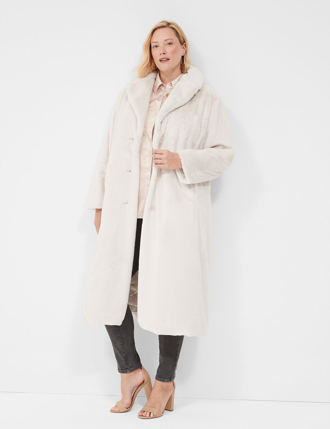 Faux Fur Long Coat