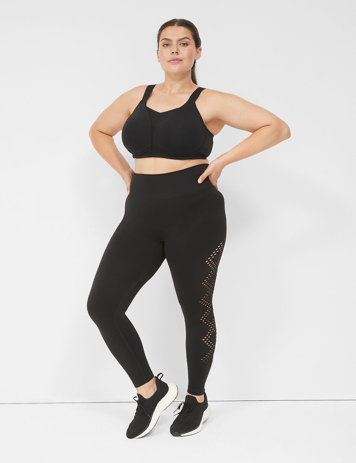 Lane Bryant Black Athletic Leggings for Women