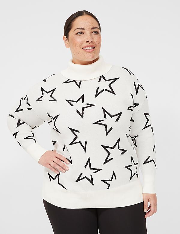 LIVI Turtleneck Star Sweater