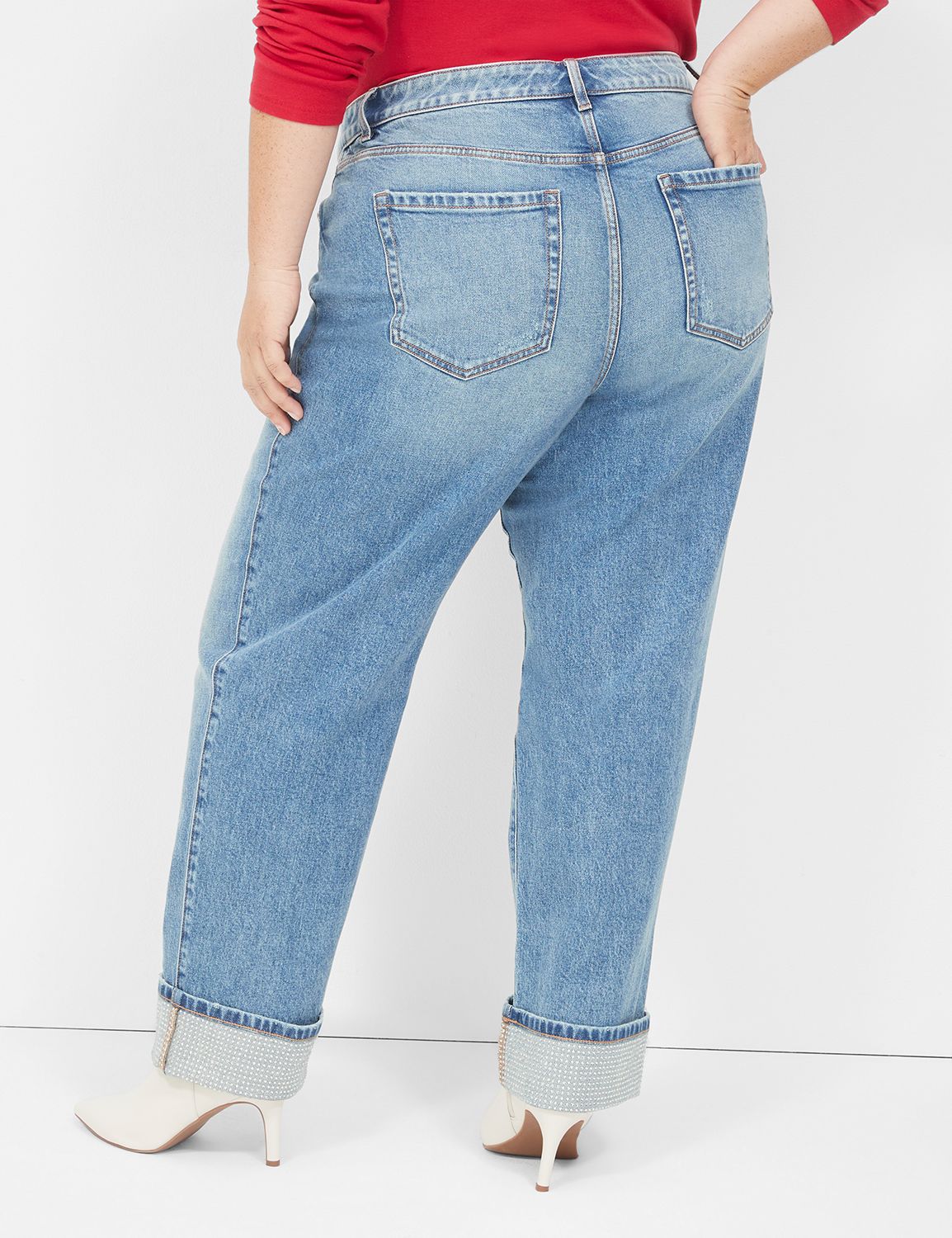 SIGNATURE FIT MID RISE BOYFRIEND JE Product Image 2