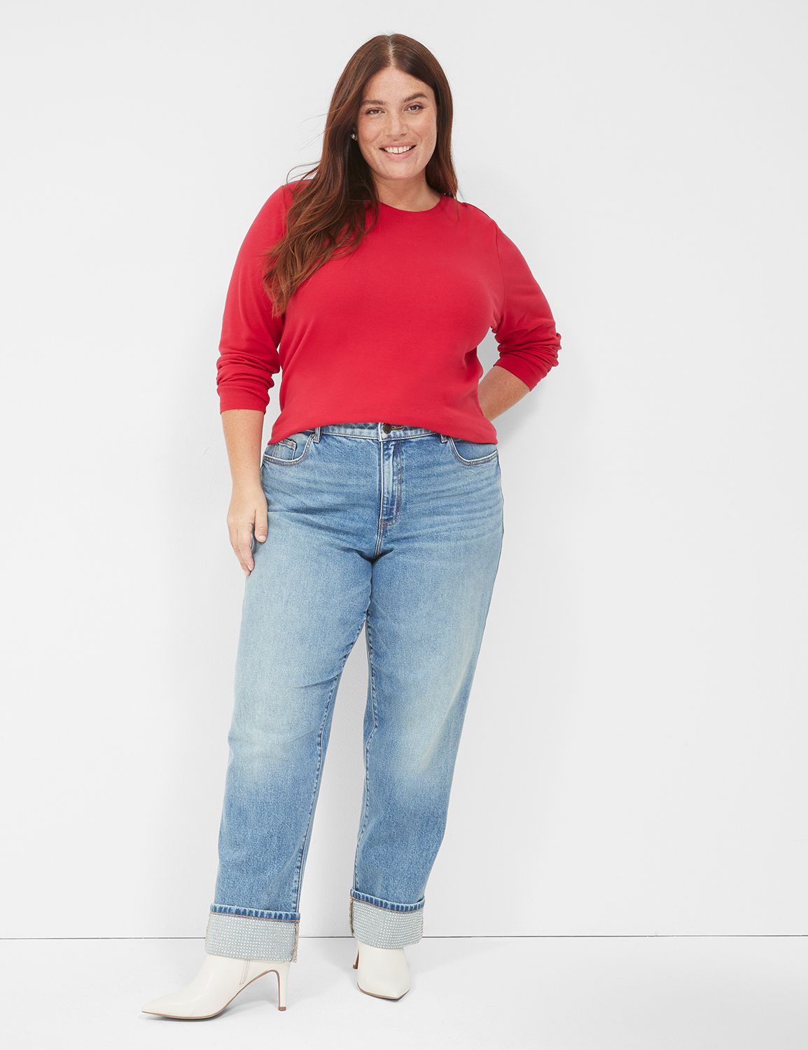 3 Winter Outfits, Ft. The Best Curvy Wide-Leg Jeans - The Mom Edit