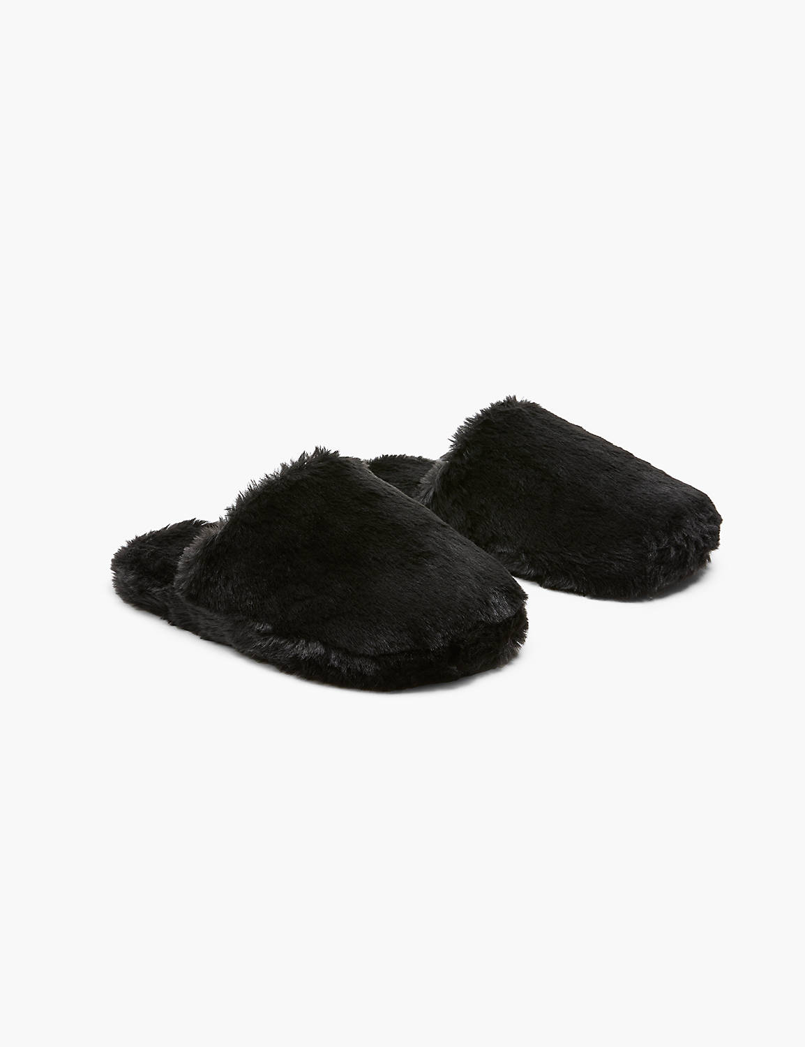 FAUX FUR SLIDE SLIPPERS Product Image 1