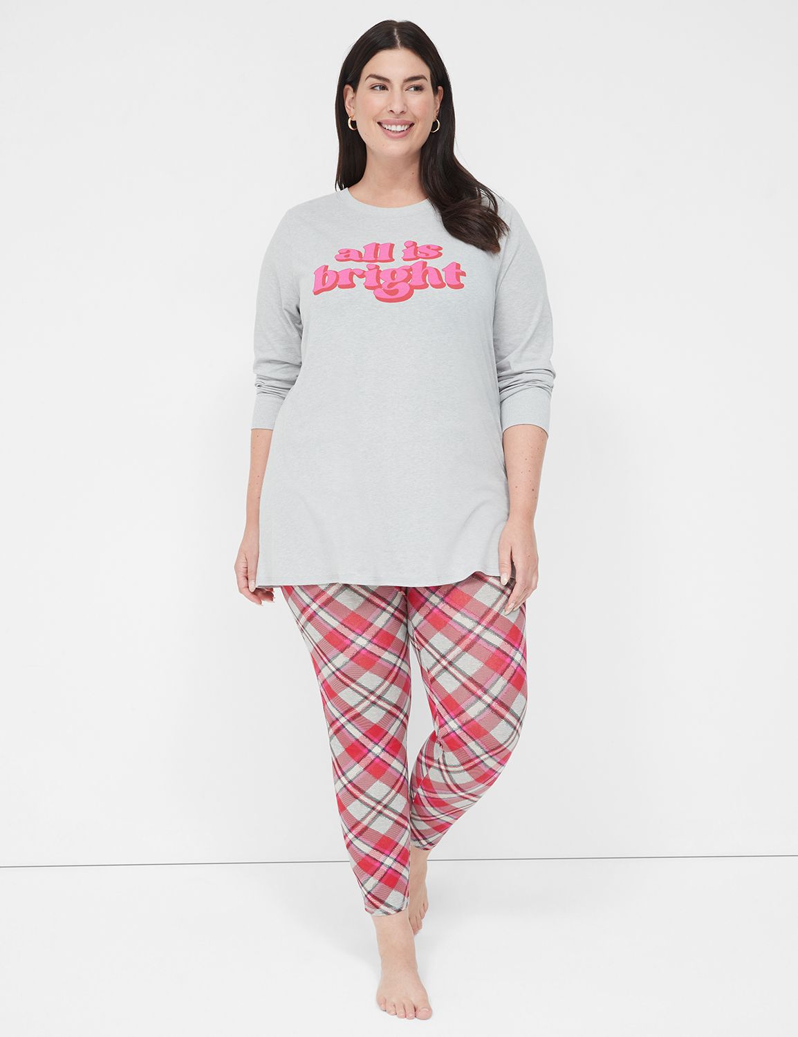 Comfy Cotton Tunic & Legging PJ Set