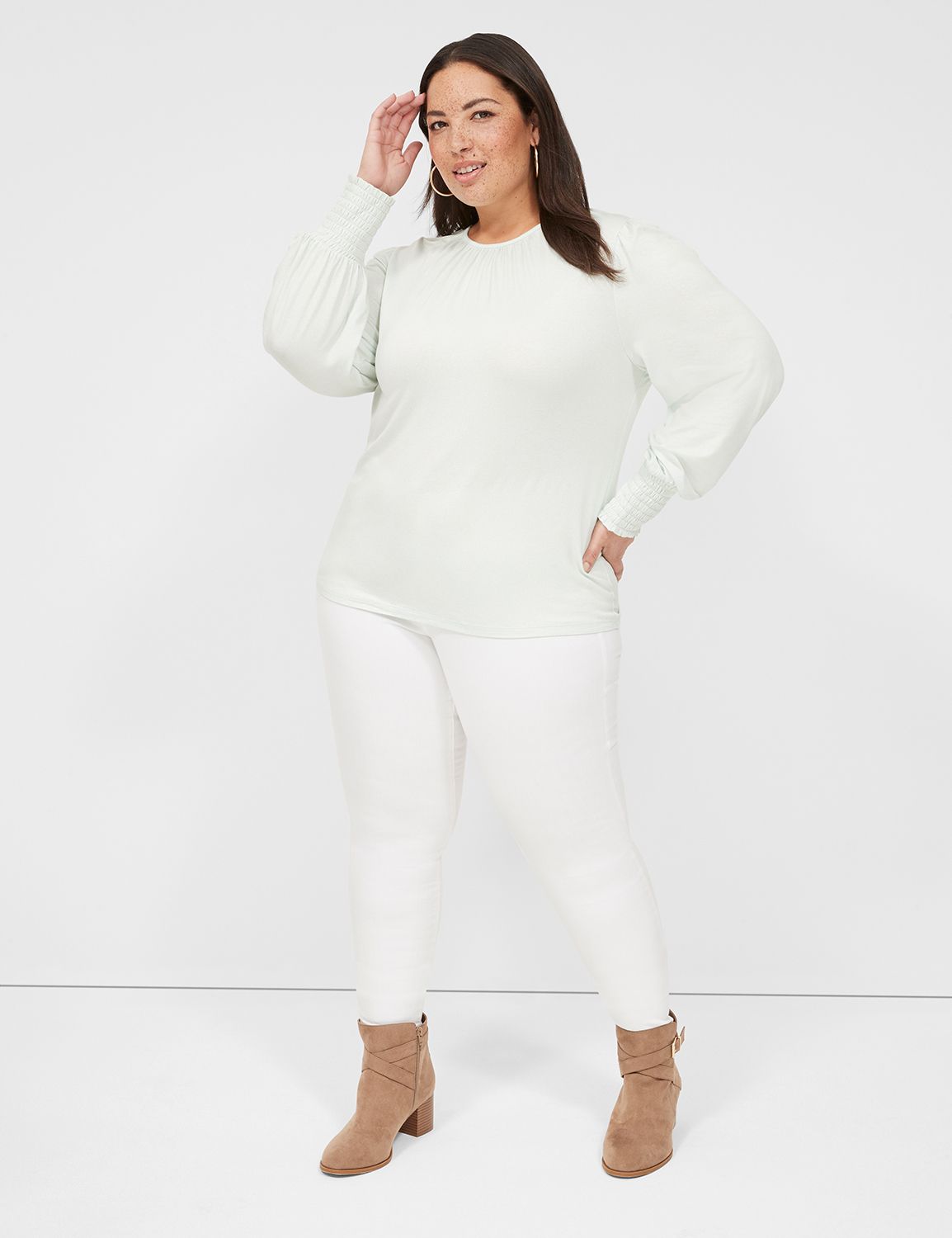 Smocked Sleeveless Cotton Top