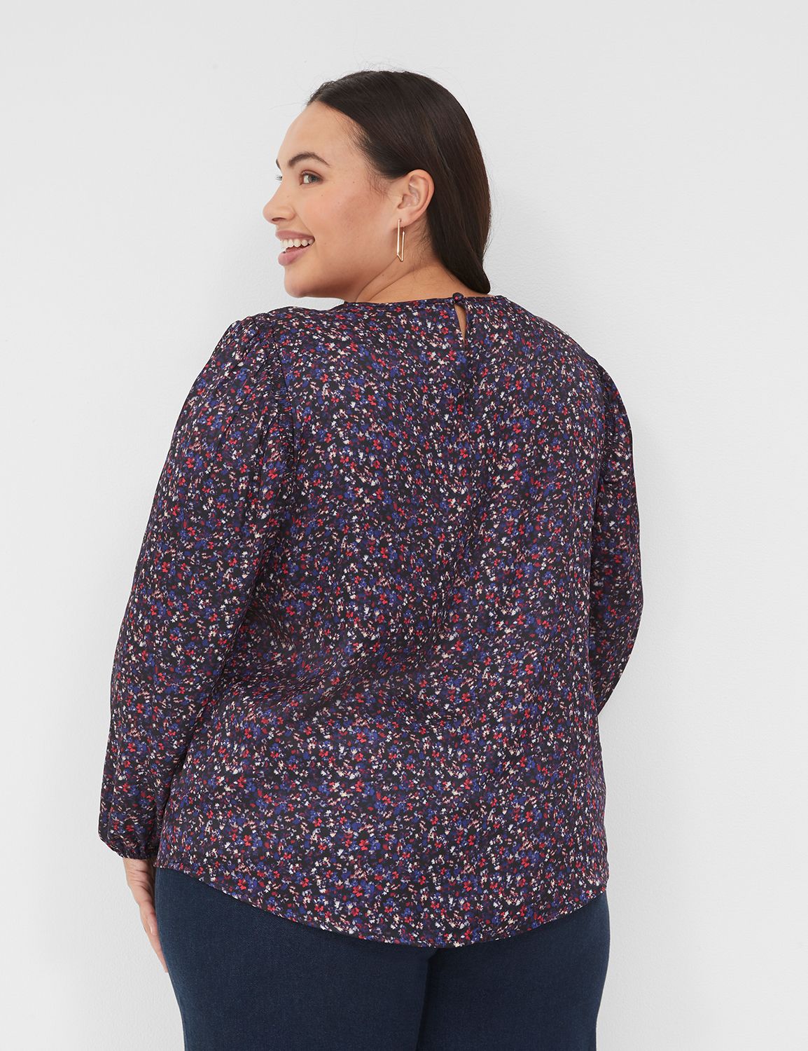 Long-Sleeve Crew-Neck Top