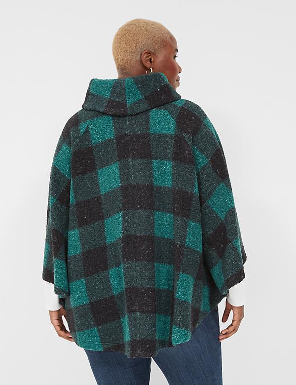 Relaxed Cowlneck Pullover Poncho