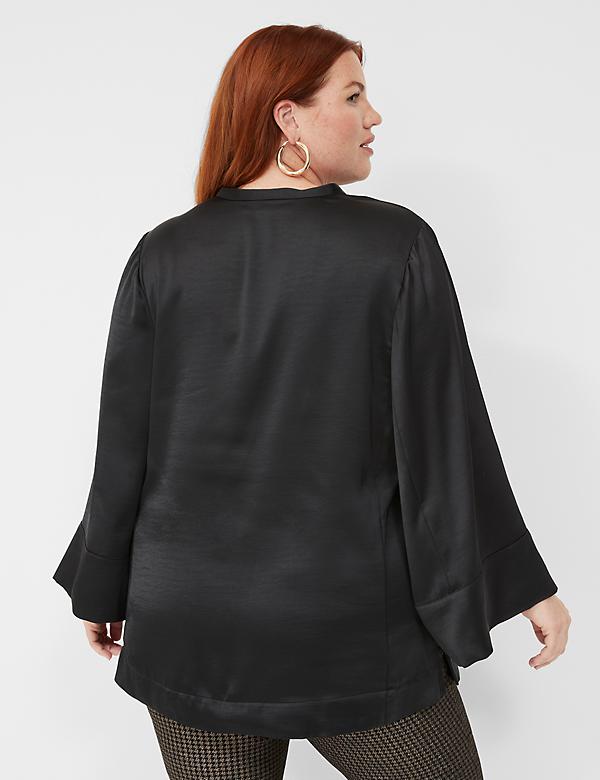 Relaxed Bell-Sleeve Popover Tunic