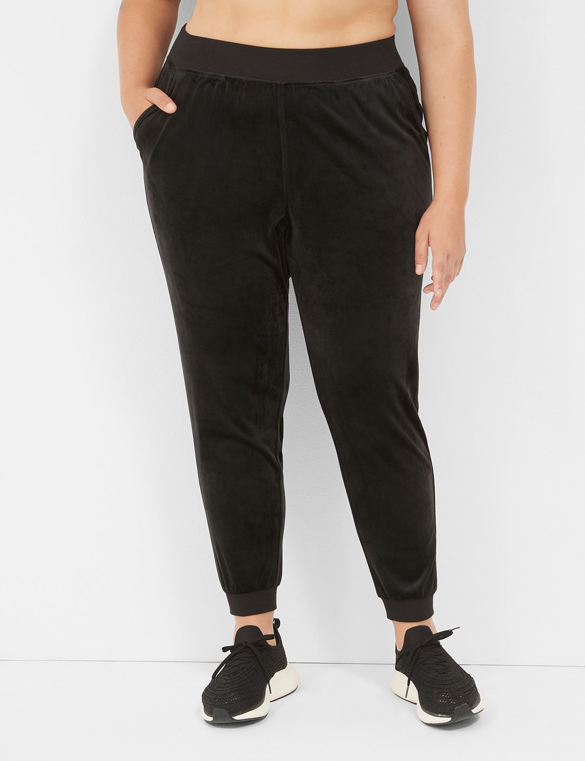 LIVI Mid Rise Velour Full Length Jo | LaneBryant