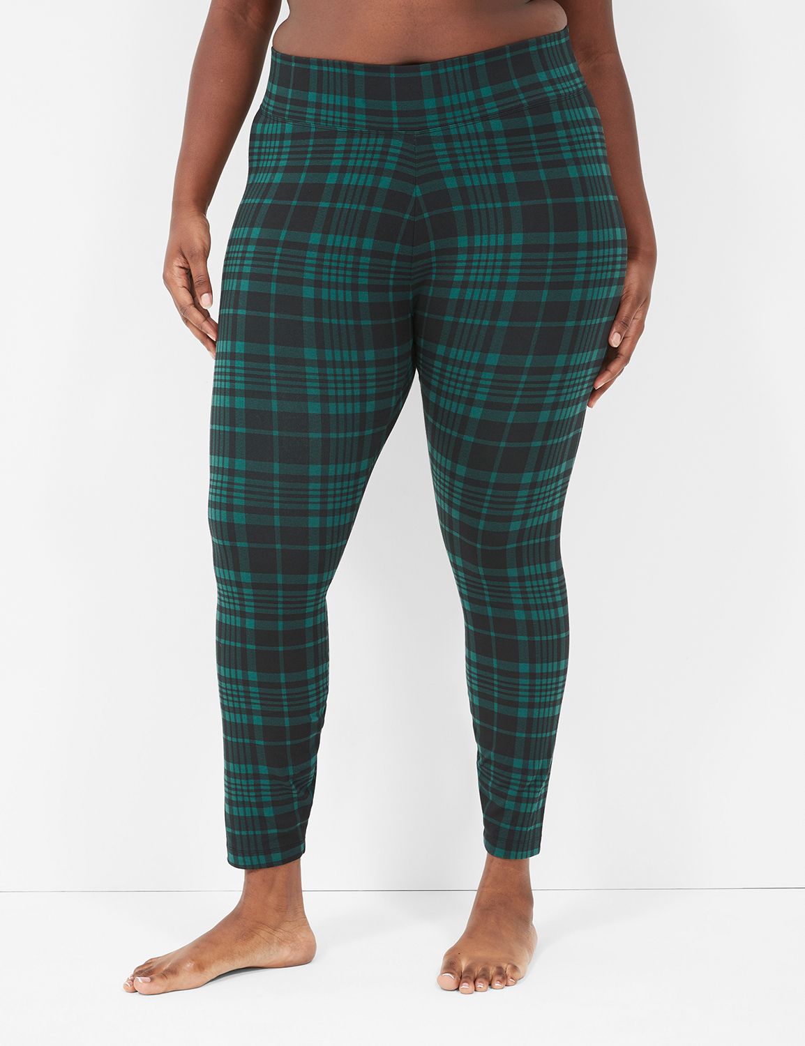 Plaid Leggings Size