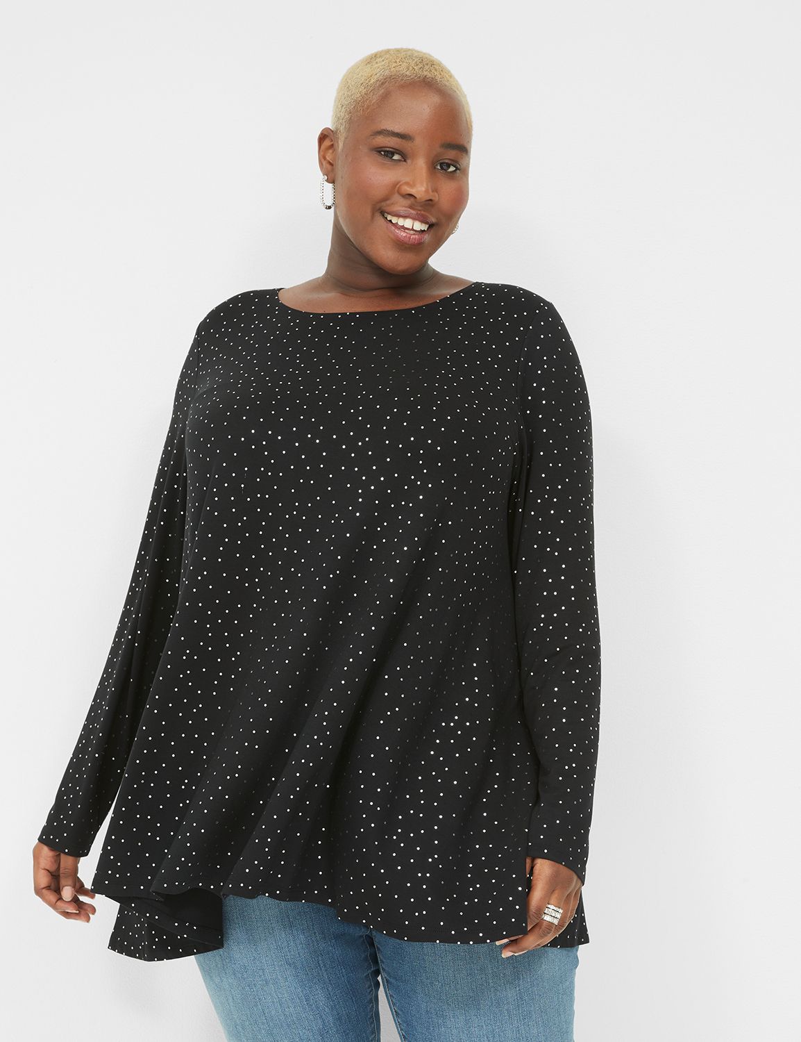 Plus Size Swing Tops & Tees | Lane Bryant