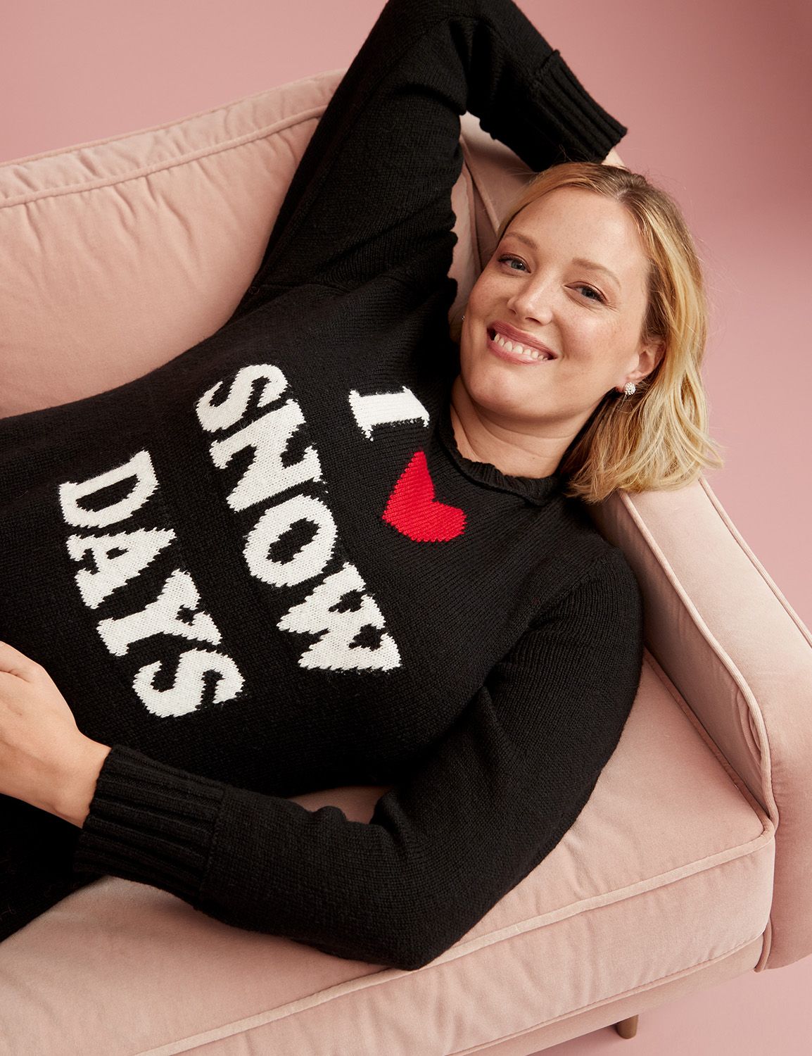 Crew Neck Snow Days Sweater