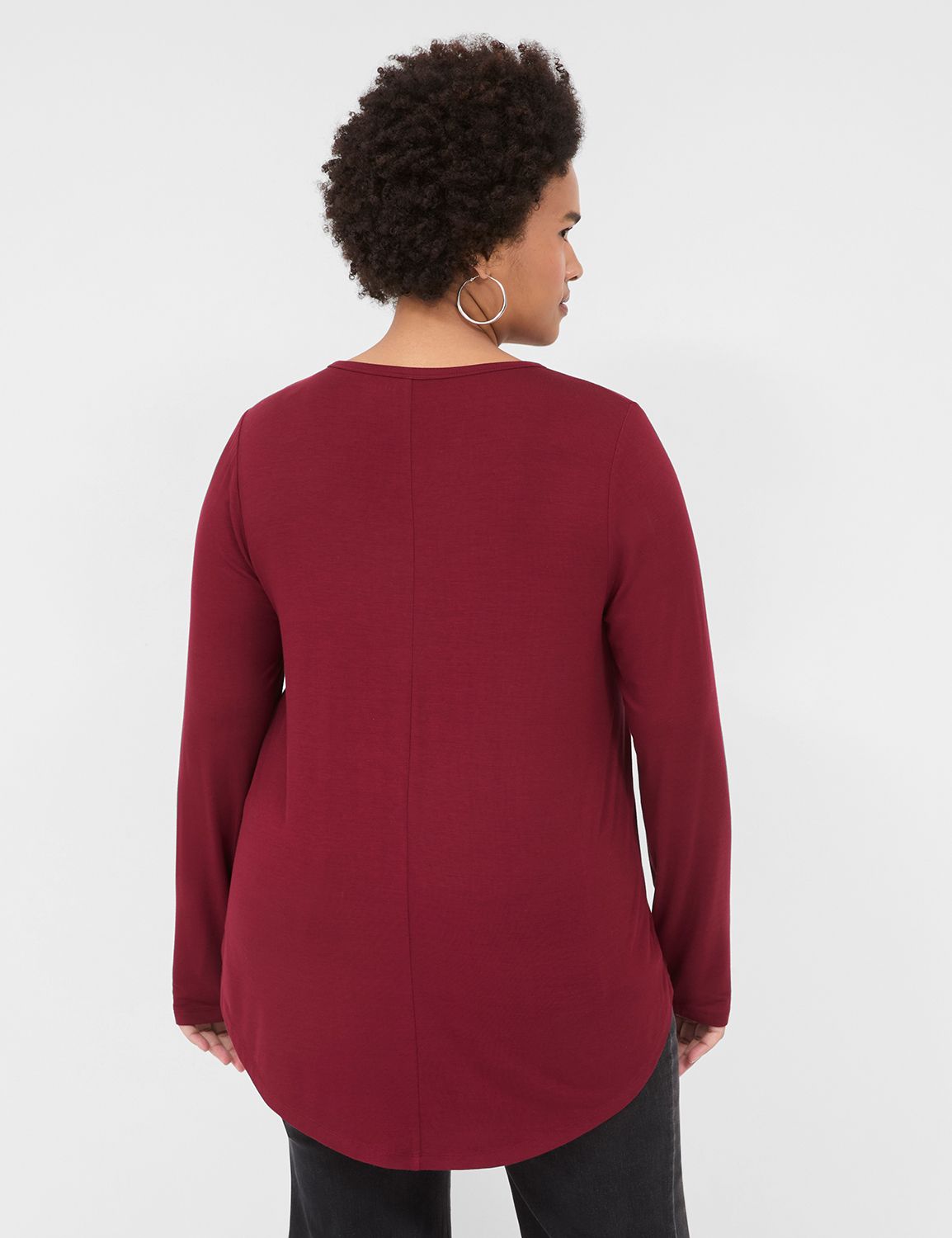 Classic Long Sleeve Crew Neck Curve Product Image 2