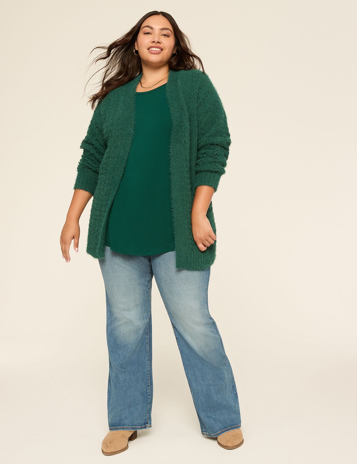 Classic Long Sleeve Crew Neck Curve Product Image 3