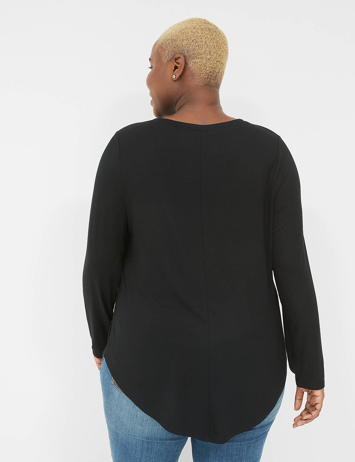 Classic Long Sleeve Crew Neck Curve Product Image 2