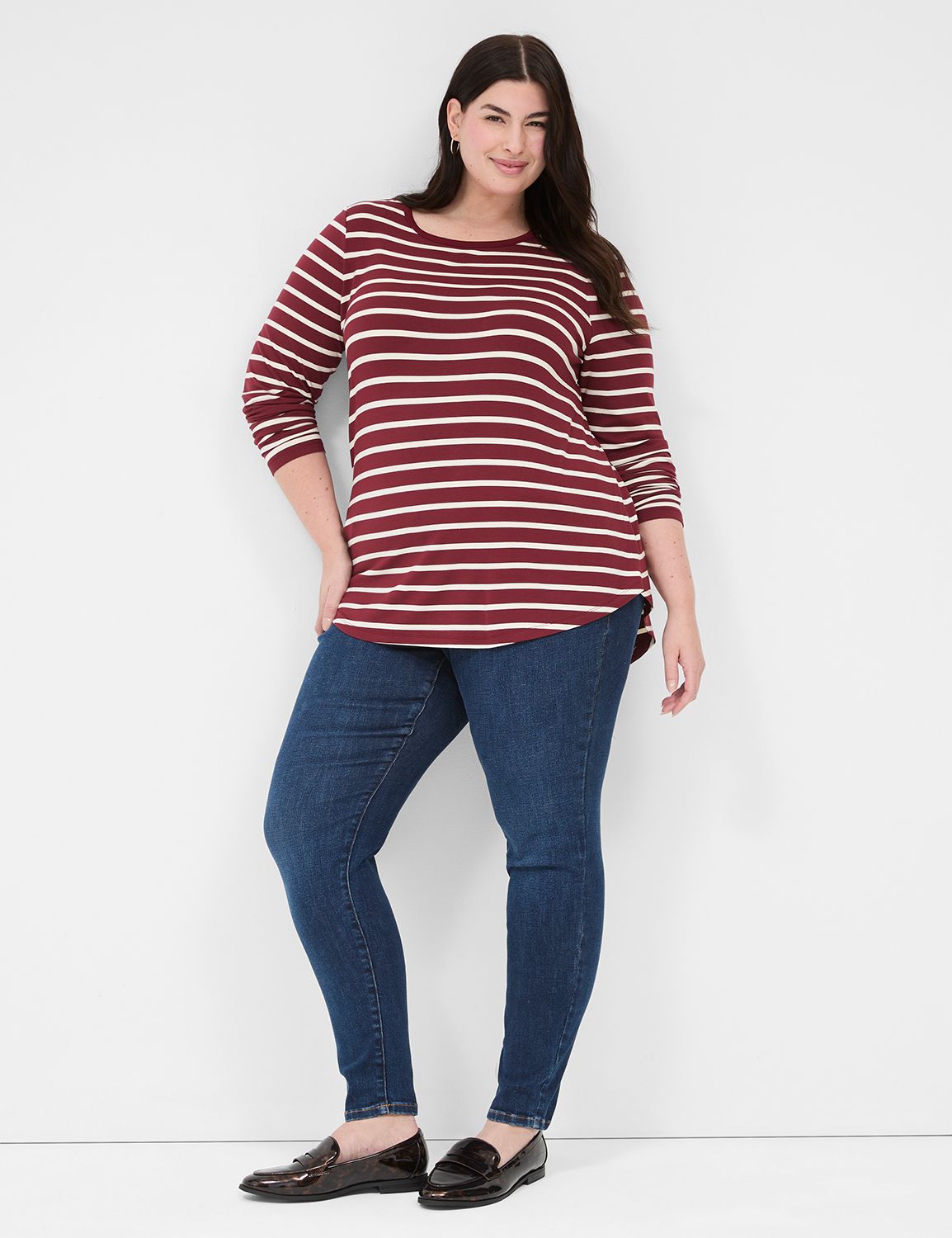 Classic Long Sleeve Crew Neck Curve Product Image 3
