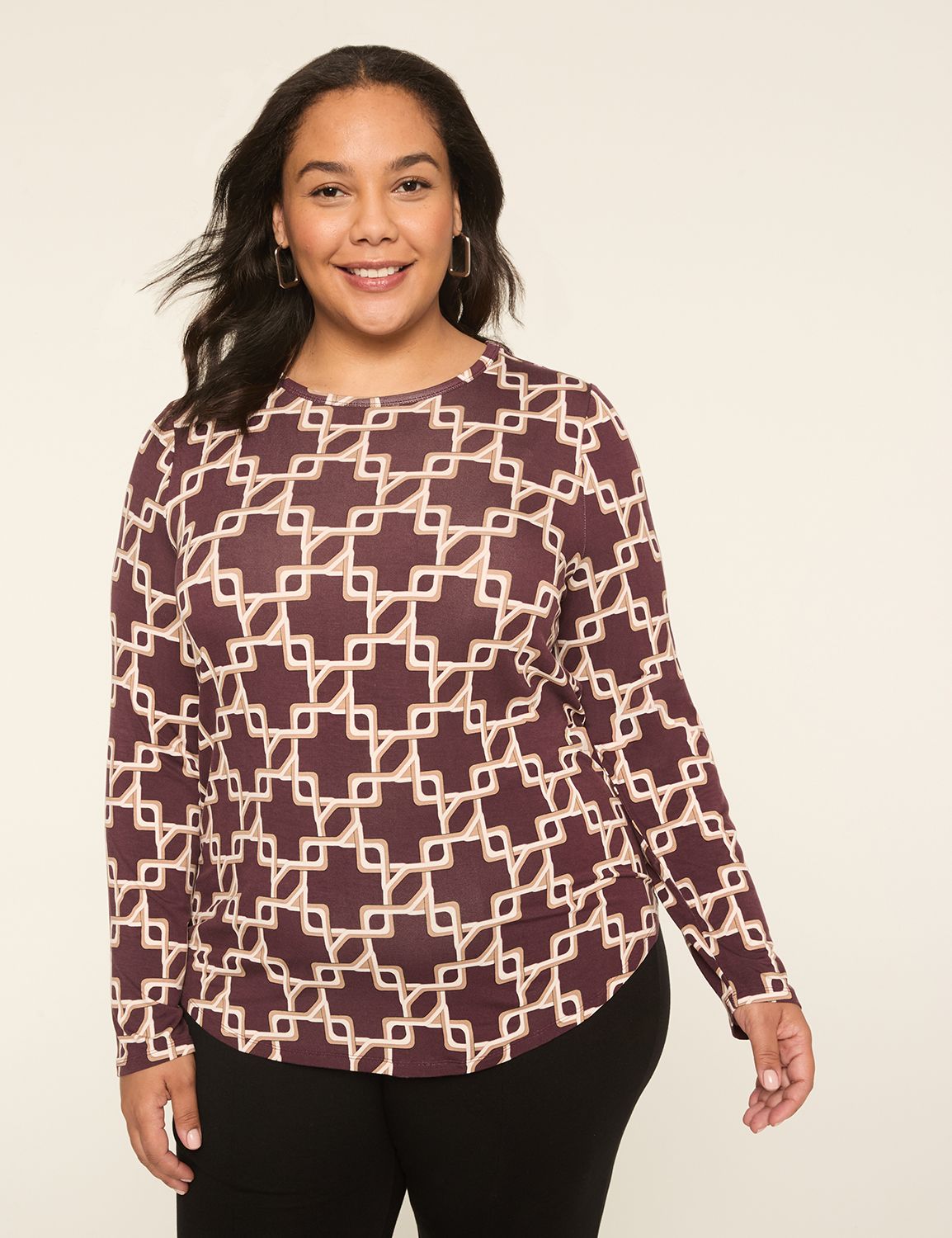 The Long-Sleeve Curved-Hem Tee