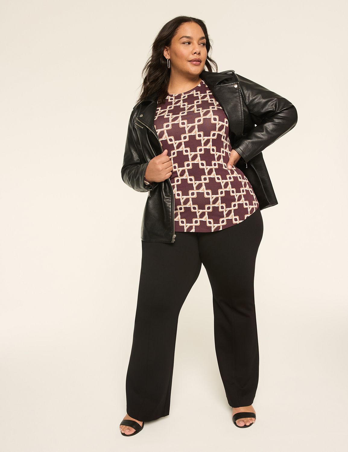 Classic Long Sleeve Crew Neck Curve Product Image 3