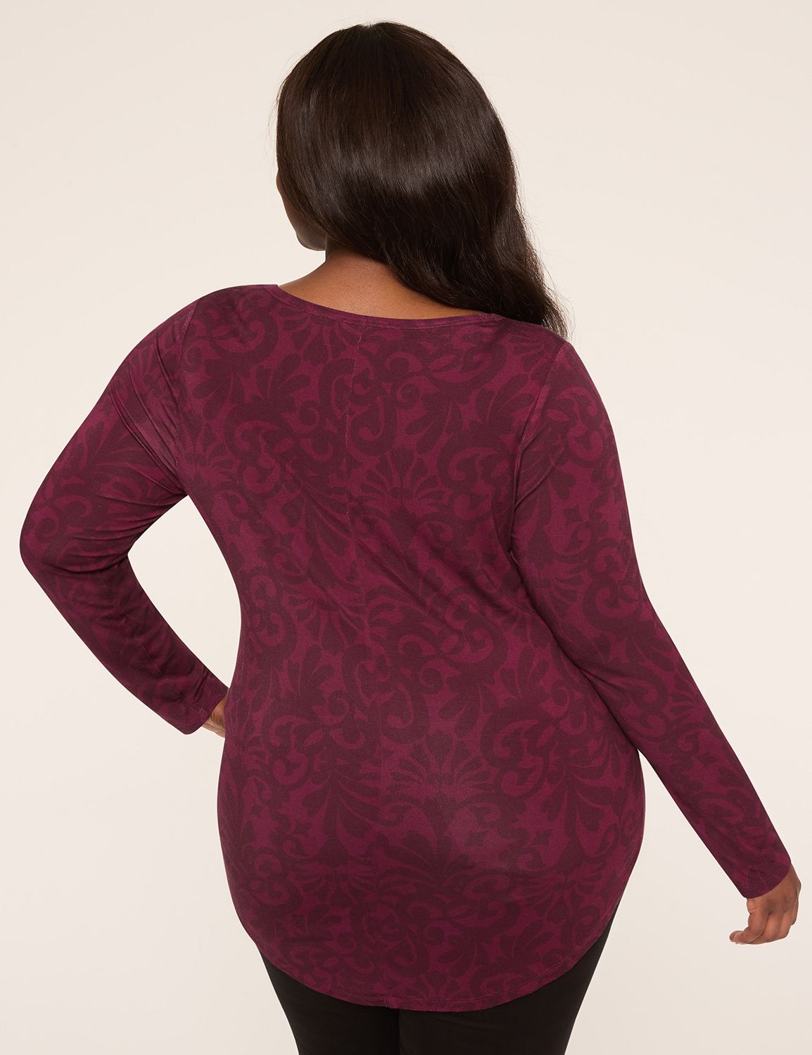 Classic Long Sleeve Crew Neck Curve Product Image 2