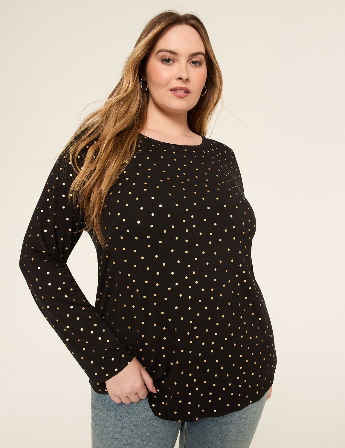 The Long-Sleeve Curved-Hem Tee