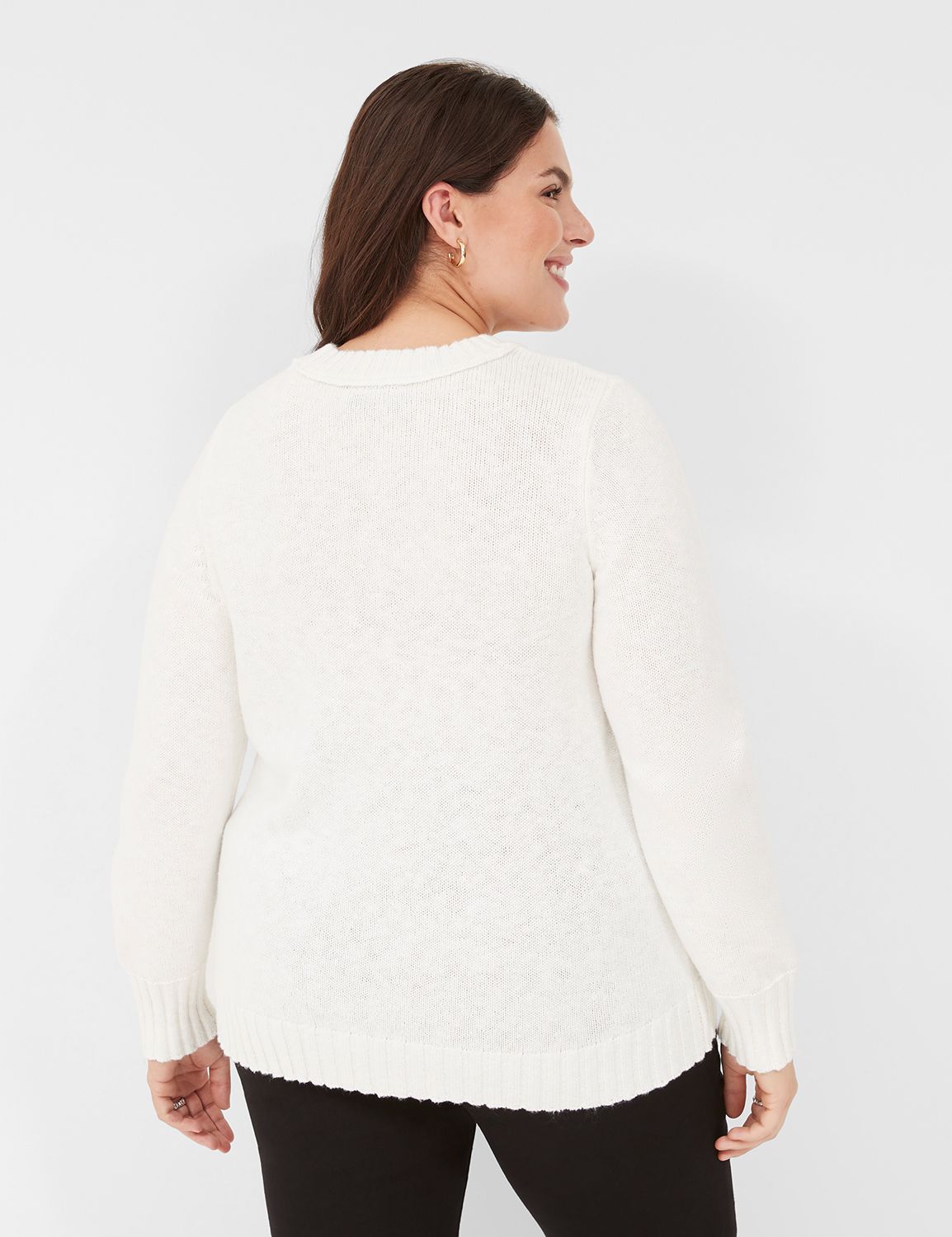 Heart Long Sleeve Crew Neck main image 0