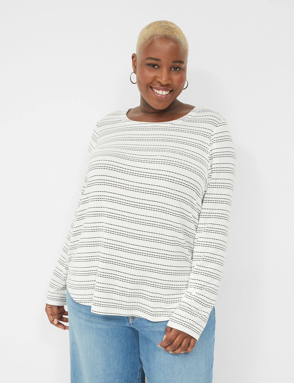 Long Sleeve Berry Crew Neck main image 1