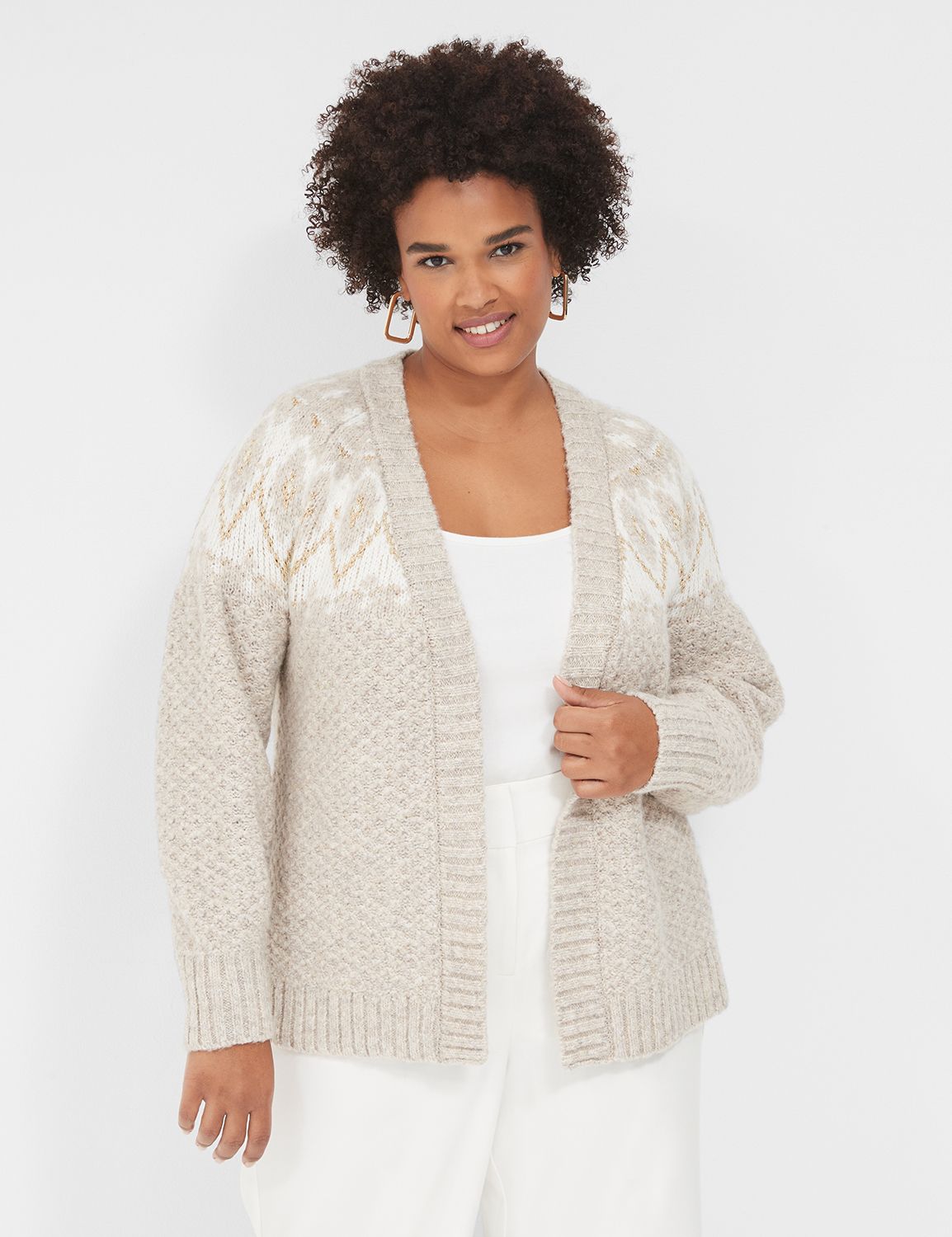 Open Front Icon Cardigan