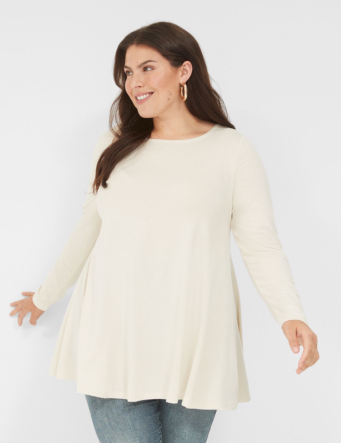 Swing Lurex Crew-Neck Top