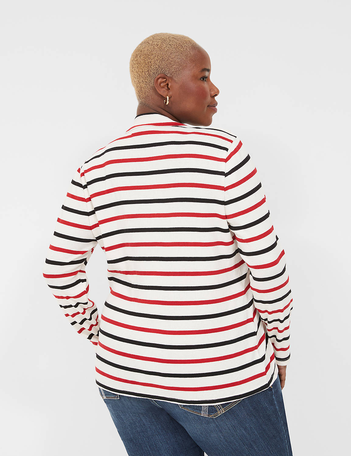 Fitted Long Sleeve Turtleneck Top 1 Product Image 2