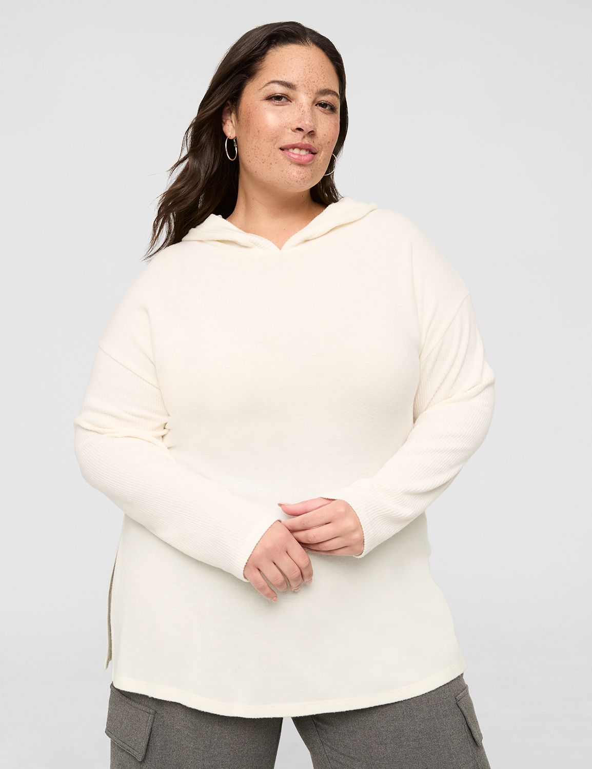 Plus size hoodie tunic hotsell