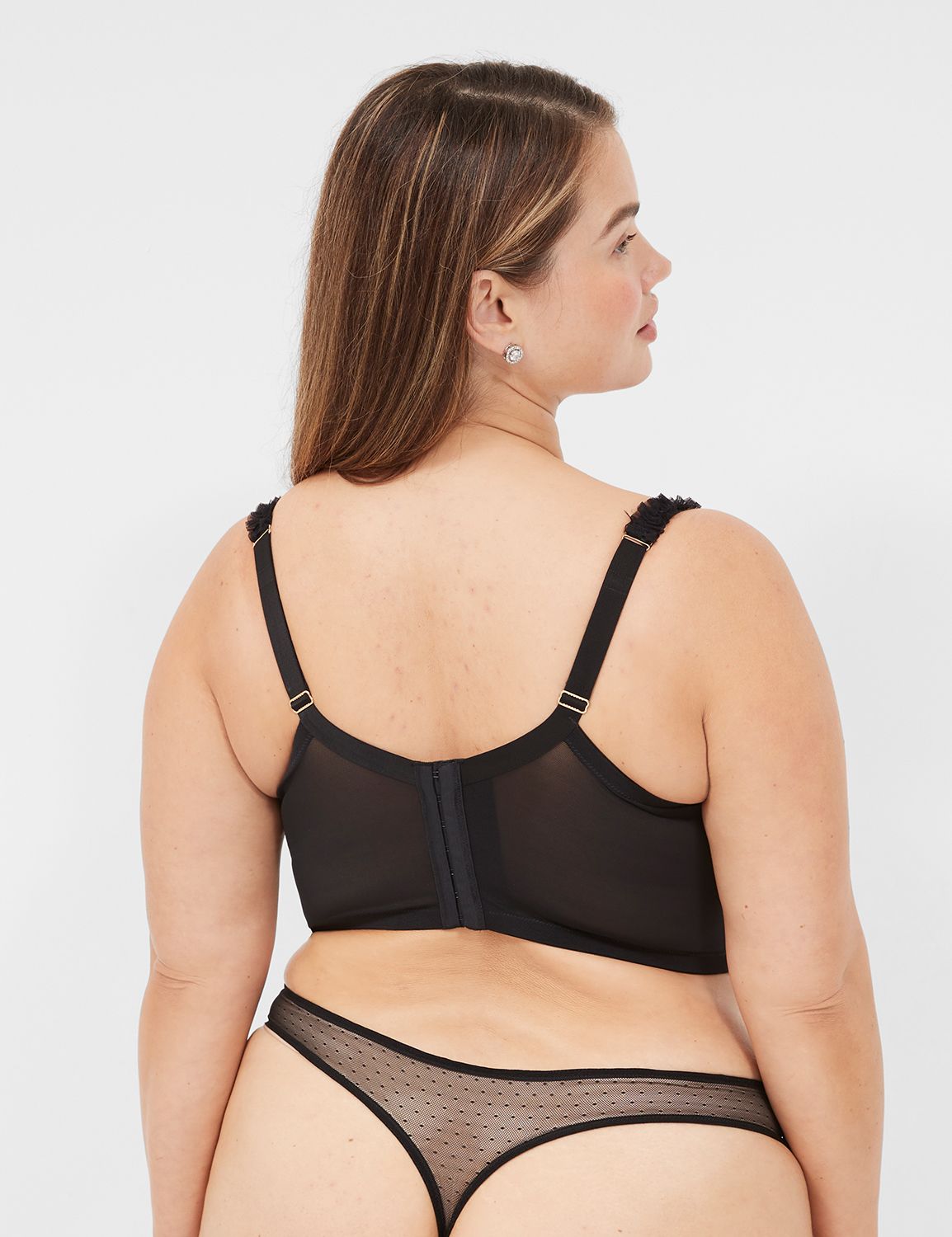 Longline Balc with Ruffle Trim 1137 Product Image 2