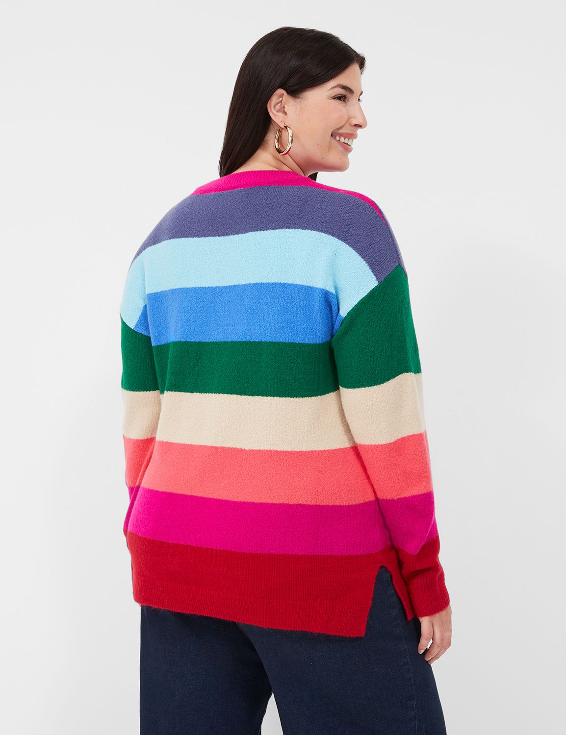 Striped 2025 long sweater