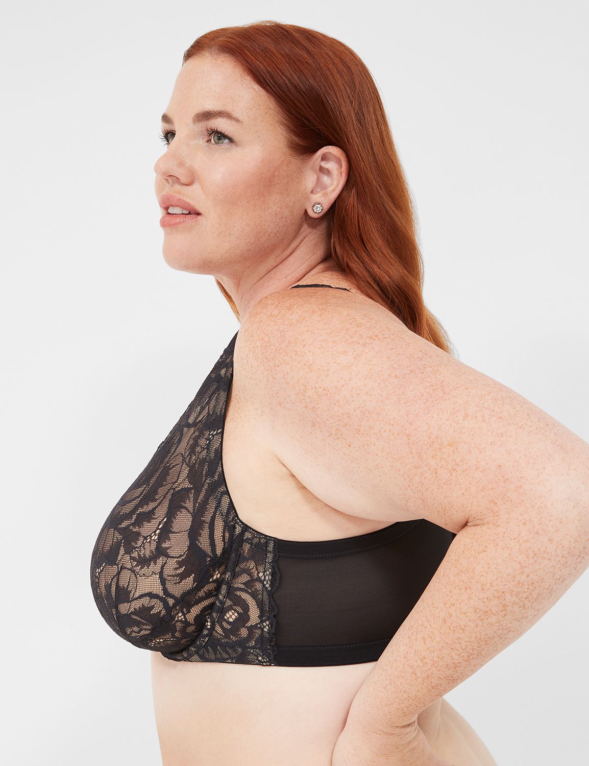 Smooth Unlined Plunge Bold Rose Lac Product Image 3