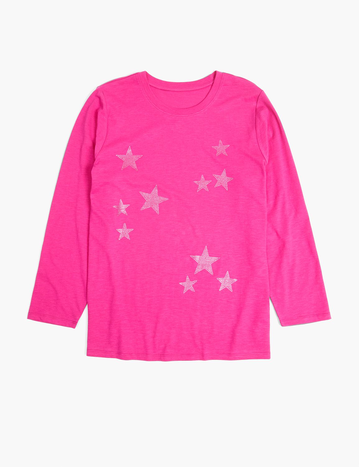 Long Sleeve Crew Neck Pullover Grap Product Image 1