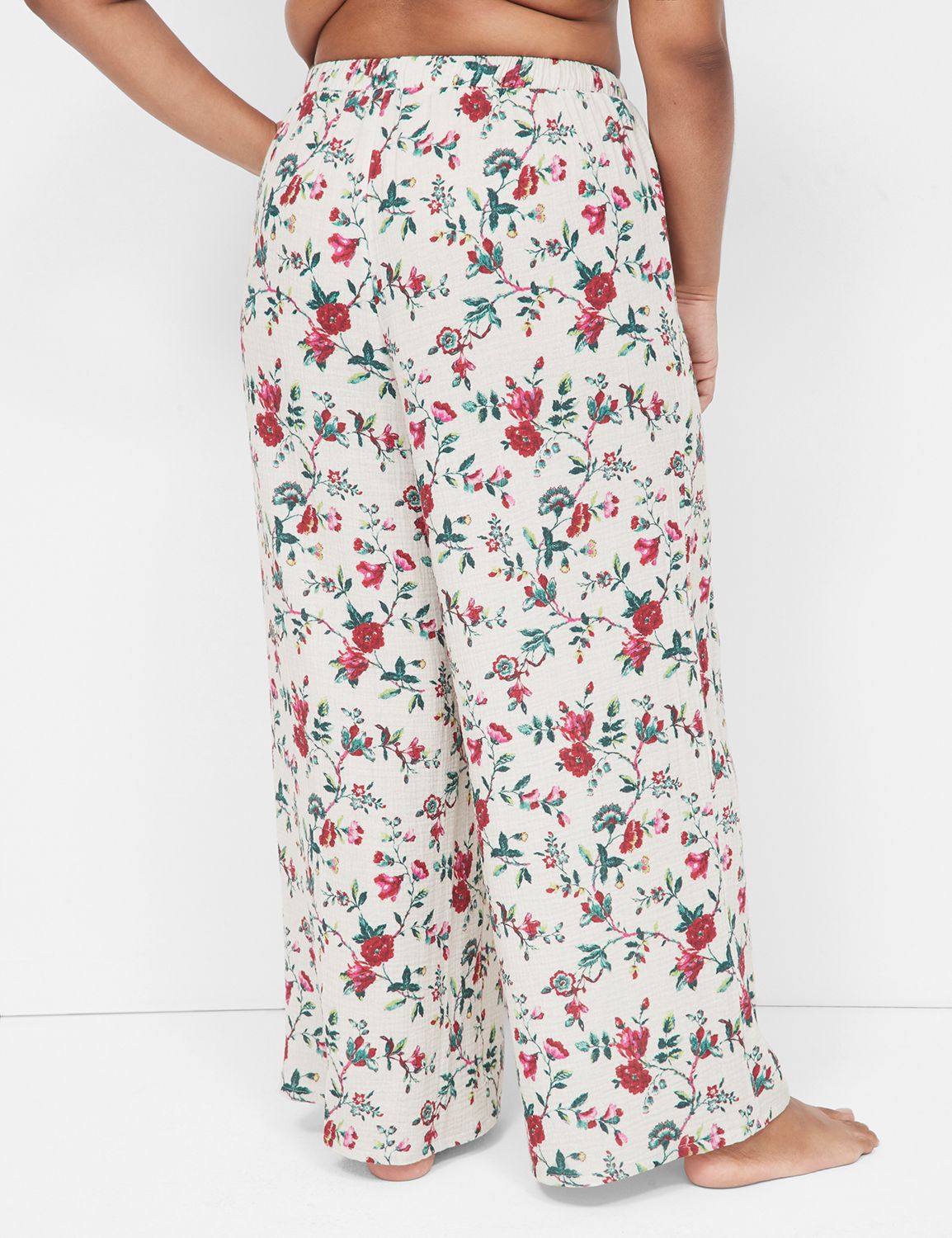 Crinkle Woven Wide Leg Pant 1137804 | LaneBryant
