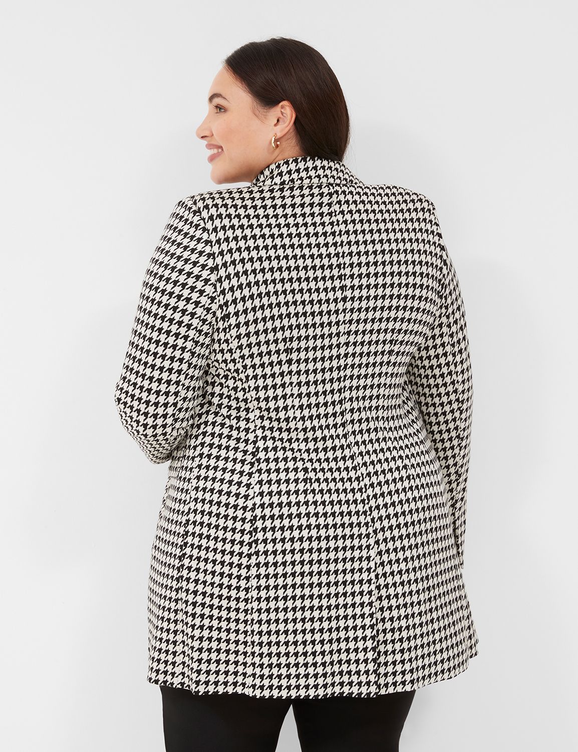 Black and White Houndstooth Ponte D LaneBryant