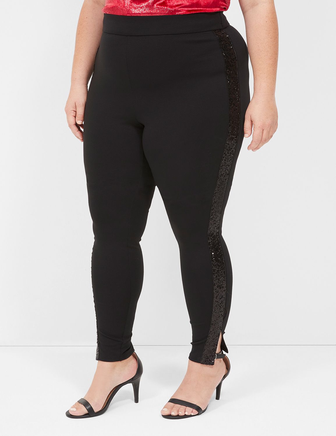 Plus size ponte pants sale