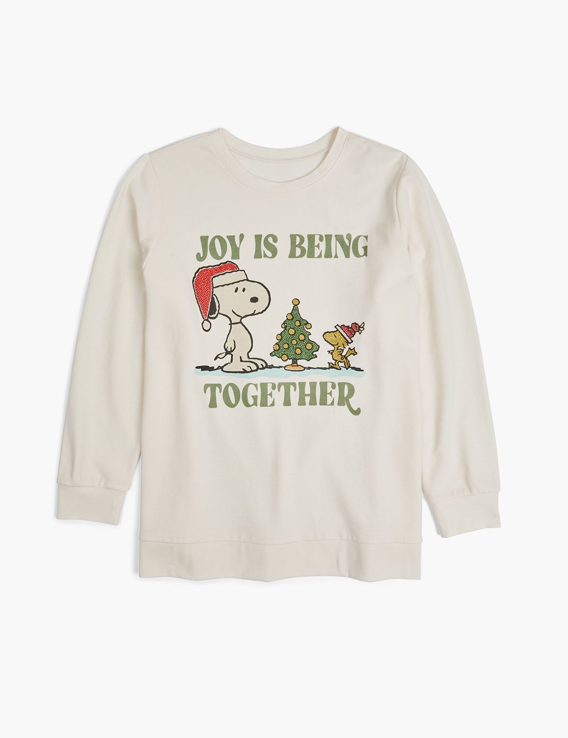 Joy Is Being Together Peanuts Graphic Sweatshirt