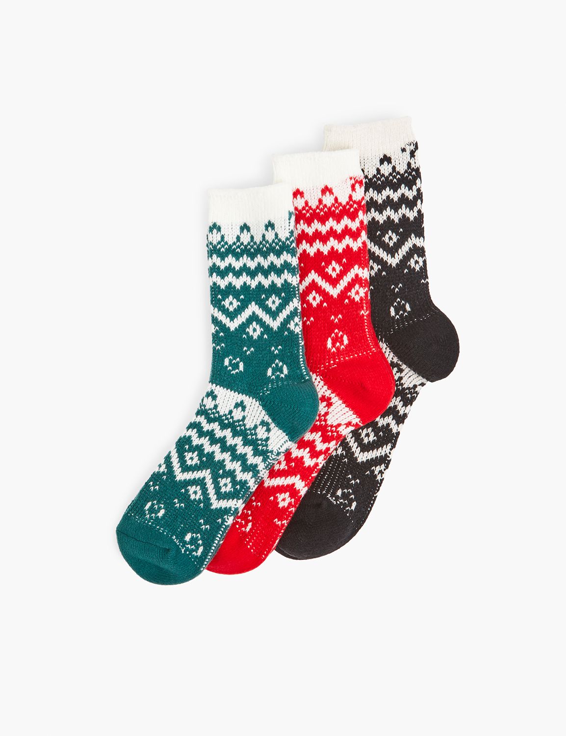 4 Pack Holiday Boot Socks