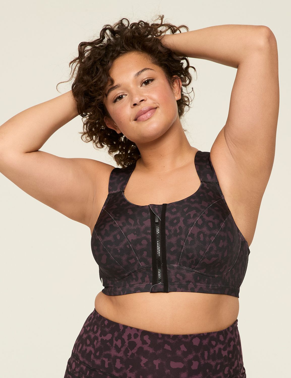 Lane bryant sports bras front closure on sale