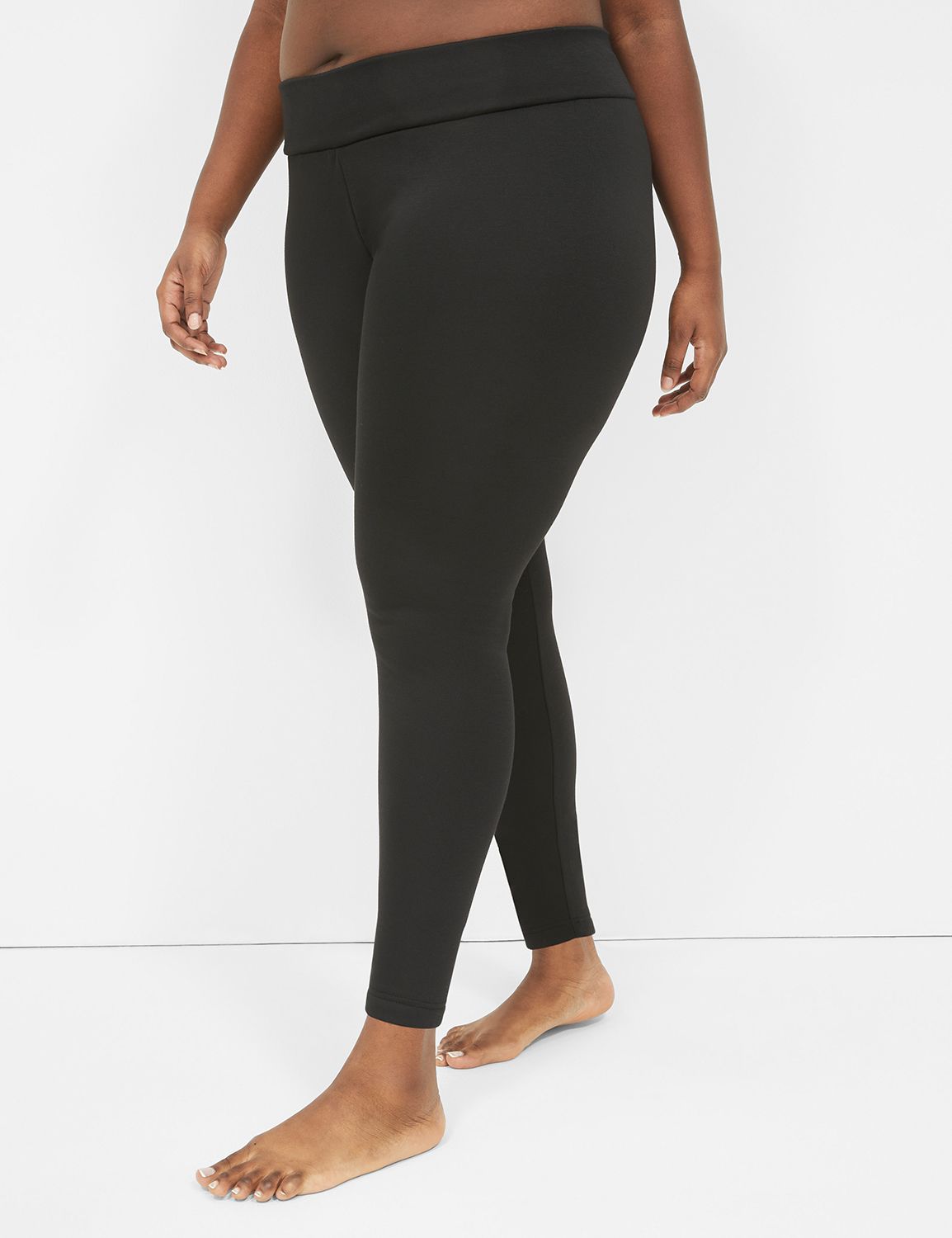 Plus fleece outlet lined leggings