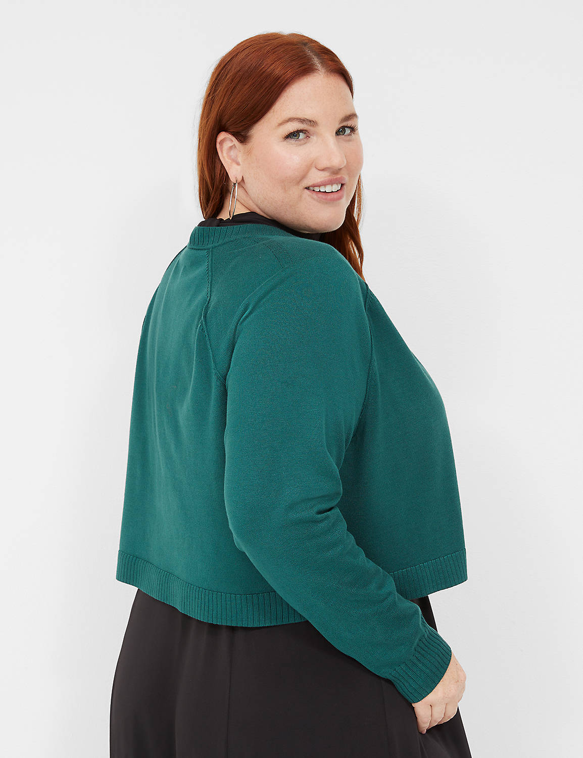 Classic Long Sleeve Open Front Shru Product Image 2