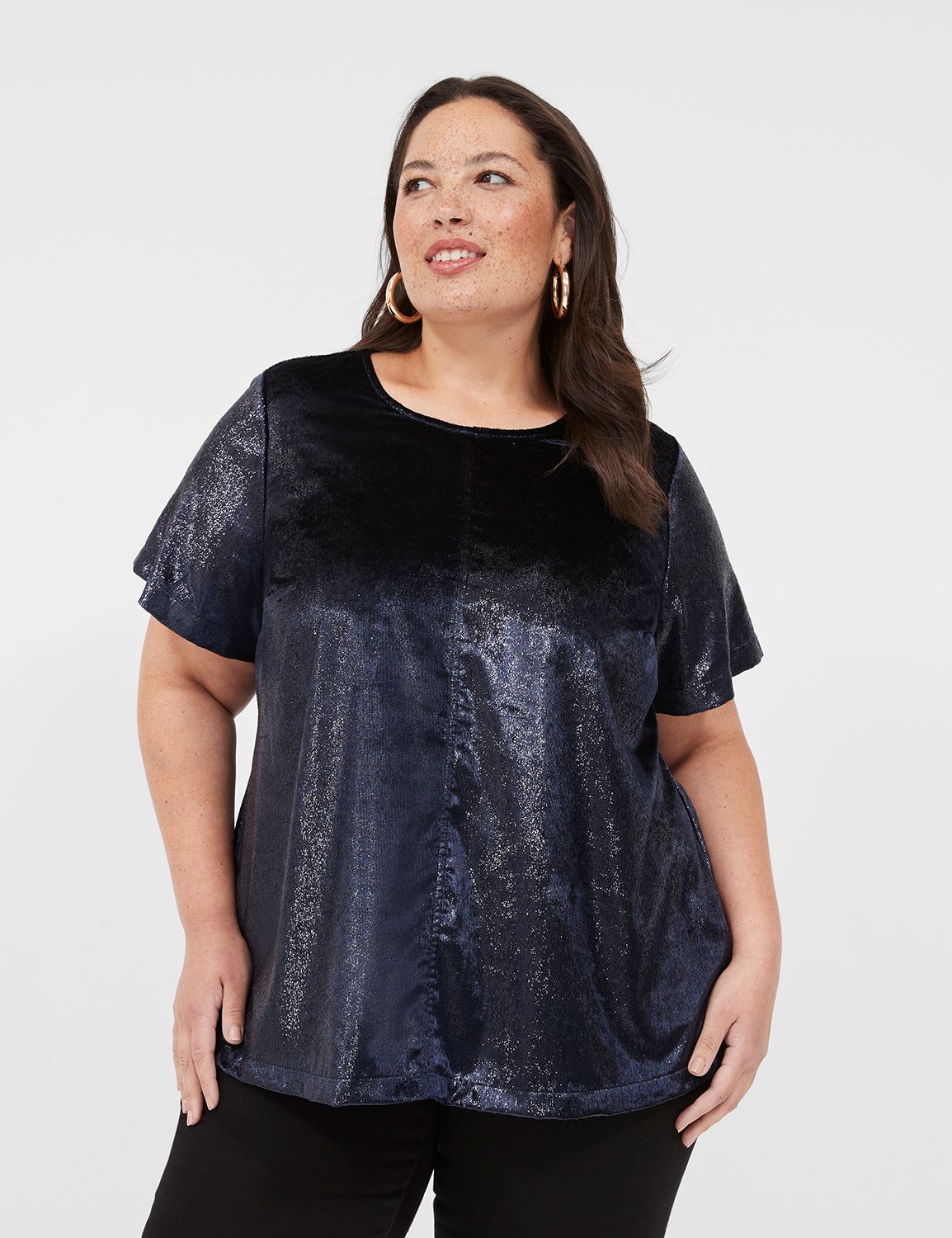 Lane Bryant Sequin Top  Plus size fashion, Ladies tops fashion