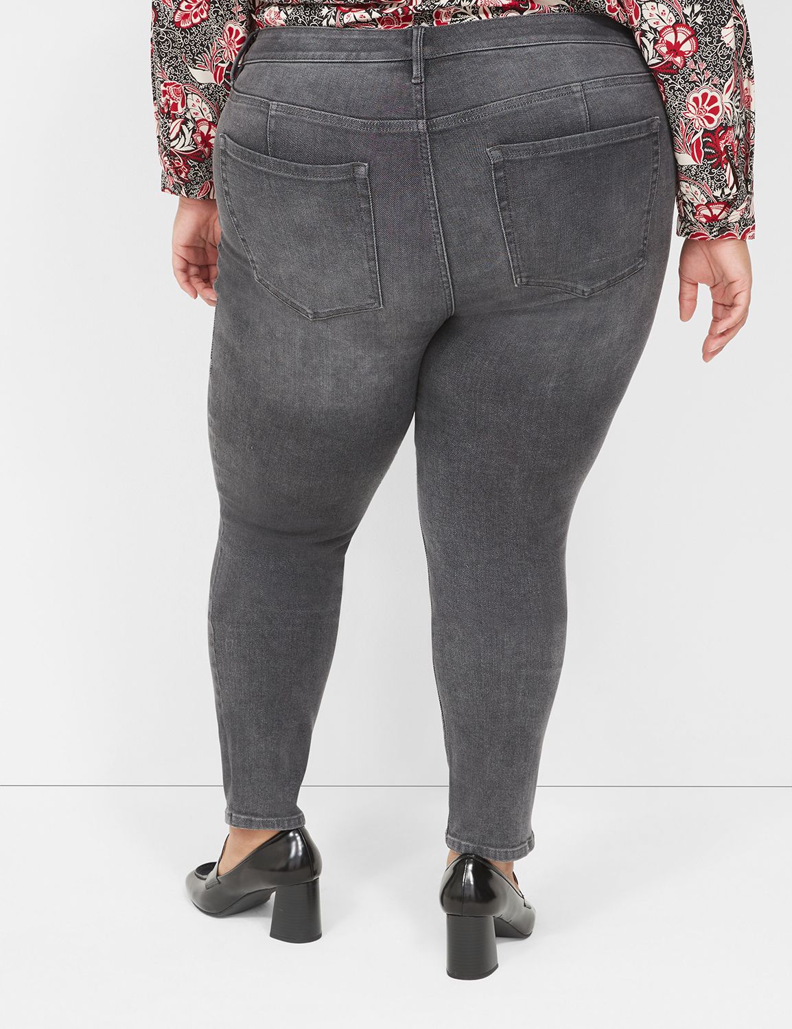 SPANX Gray Denim Jegging Skinny Size MEDIUM (M) Jeans