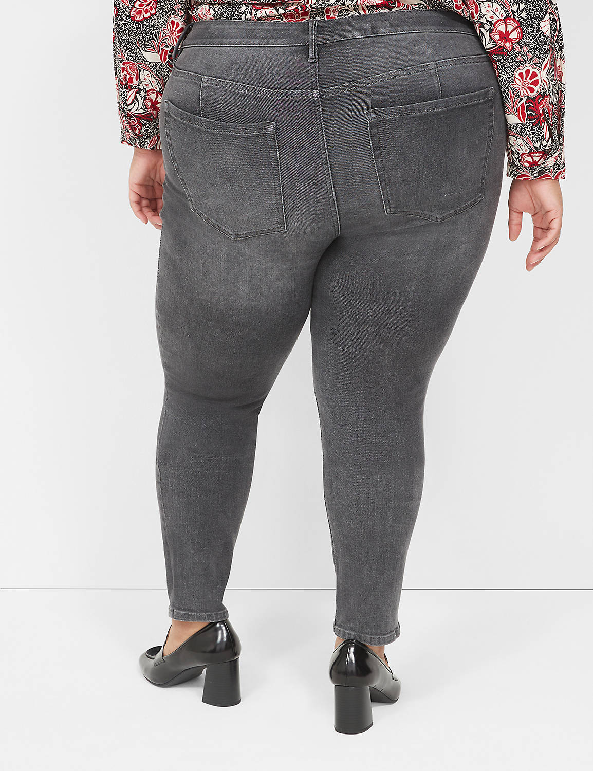 SIGNATURE MID RISE SKINNY - GREY CL Product Image 2