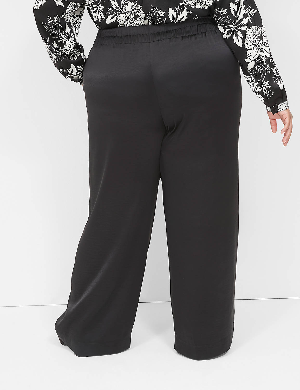 THE PLEATED SATIN PULLON WIDELEG 11 Product Image 2