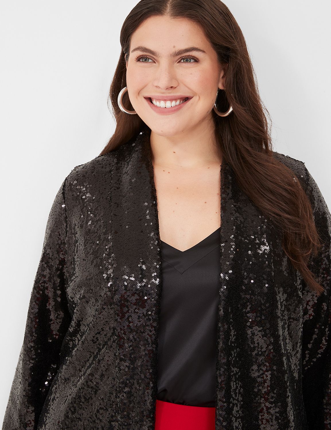 Sequin Duster Cardigan