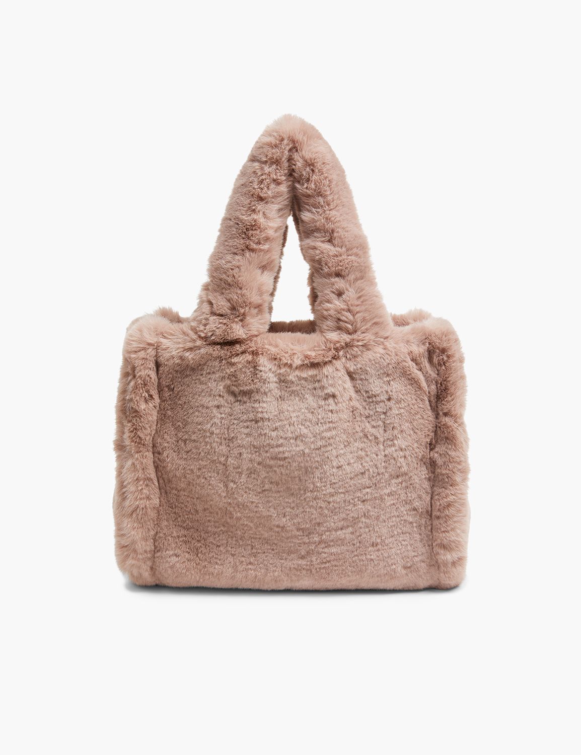 Pink Fur Tote Bag